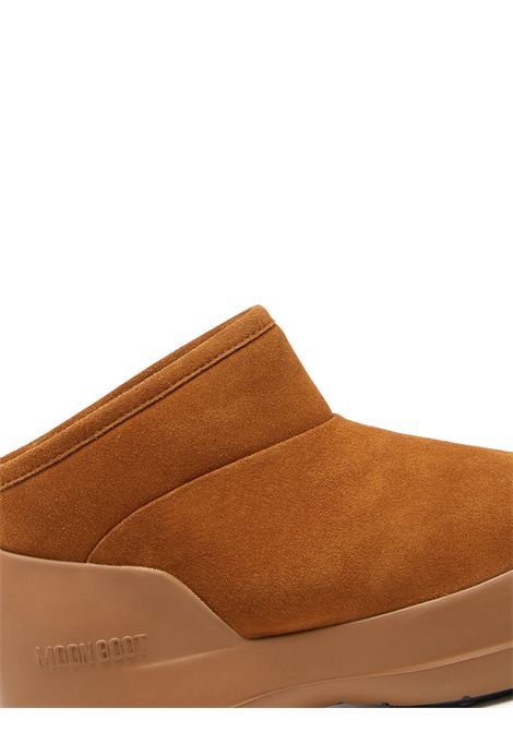 Cognac Low Luna Boots In Suede MOON BOOT | 80D2480040M008