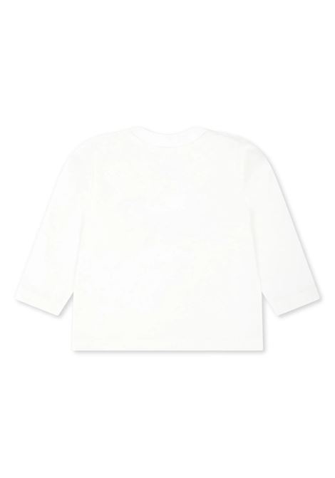 White T-Shirt With Moschino Teddy Bear Print MOSCHINO KIDS | MMO00RLAA0110063