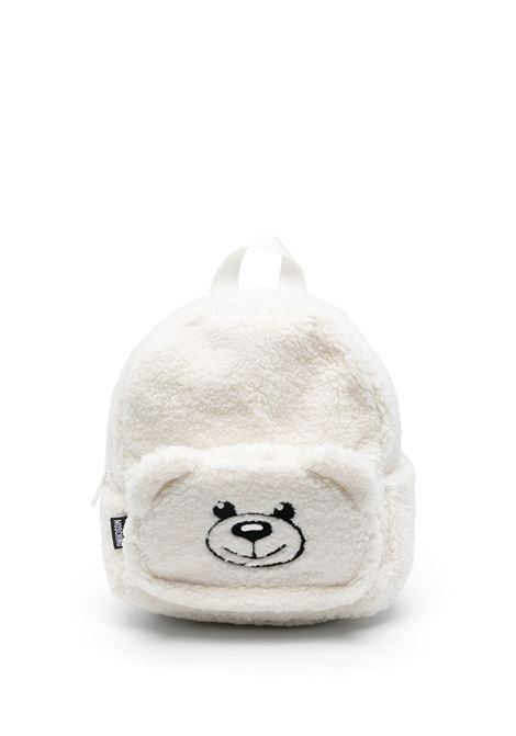 Zaino Teddy Bear Bianco MOSCHINO KIDS | MMX04PLIA0010063