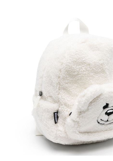 White Teddy Bear Backpack MOSCHINO KIDS | MMX04PLIA0010063