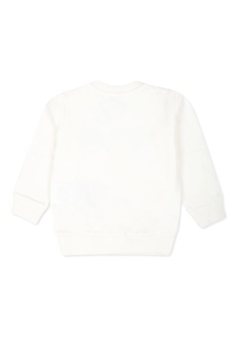 White Sweatshirt With Moschino Teddy Bear Print  MOSCHINO KIDS | MUF05JLCA1410063