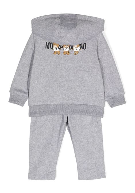 Grey Tracksuit with Moschino Teddy Bear Print  MOSCHINO KIDS | MUK04YLCA4060901