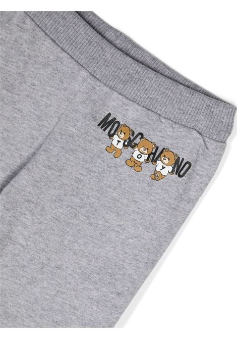 Set Sportivo Grigio con Stampa Moschino Teddy Bear MOSCHINO KIDS | MUK04YLCA4060901