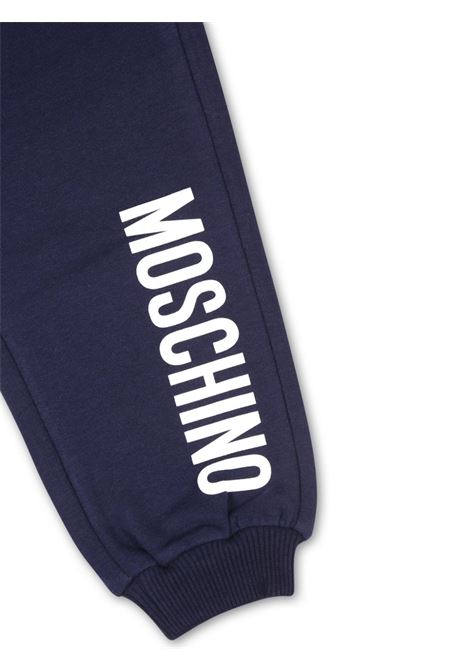 Blue Moschino Joggers MOSCHINO KIDS | MUP058LDA1840016