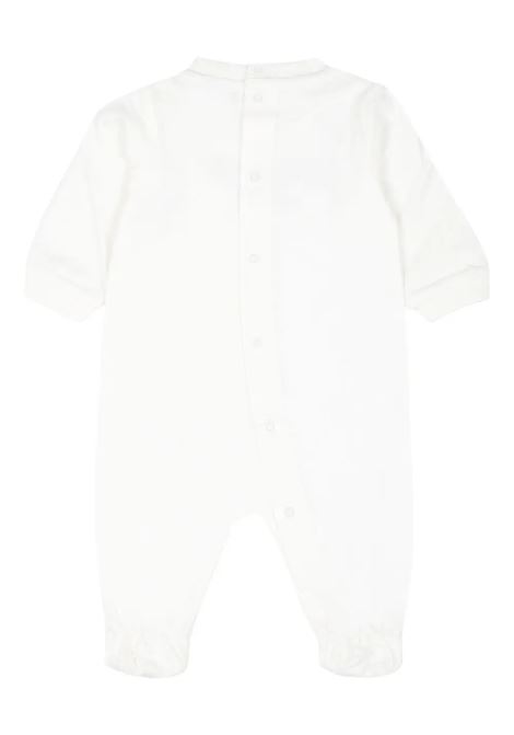 White Romper With Moschino Teddy Bear Print MOSCHINO KIDS | MUT04LAA1010063