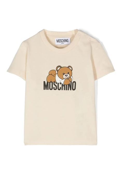 T-Shirt Moschino Teddy Bear Beige MOSCHINO KIDS | MUY076LAA3620404