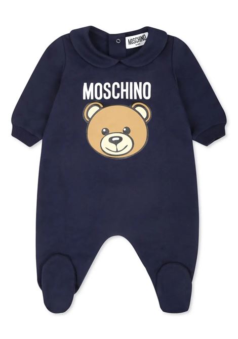 Tutina Teddy Bear Blu MOSCHINO KIDS | MUY078LCA4040016