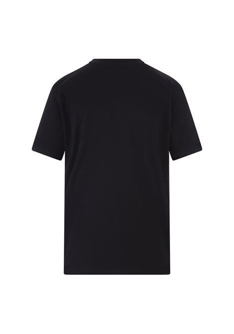 Black T-Shirt With White MSGM Signature MSGM | 2000MDM540-20000299