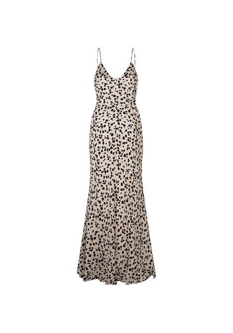 Printed Viscose Slip Dress With Waist Knot MSGM | 3741MDA42-24766302