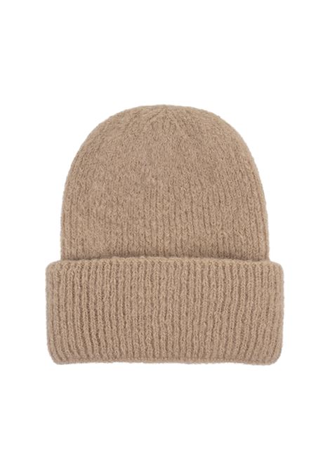 Camel Mohair Blend Knit Beanie MSGM | 3741MDL09-24777324