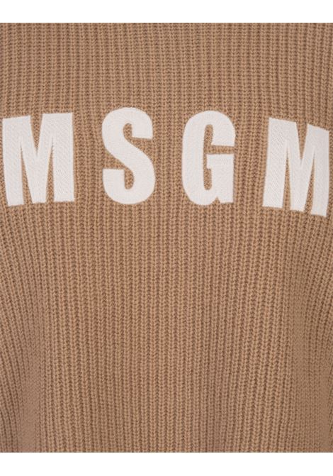 Cookie Wool Cashmere Hooded Sweater MSGM | 3741MDM218-24779023