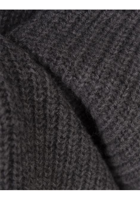 Grey Wool Cashmere Hooded Sweater MSGM | 3741MDM218-24779098