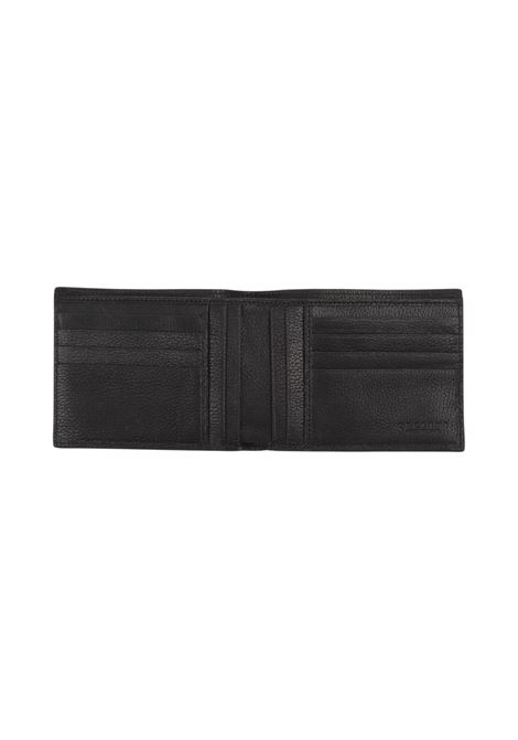 Black Grained Leather Wallet ORCIANI | SU0107-CHENER