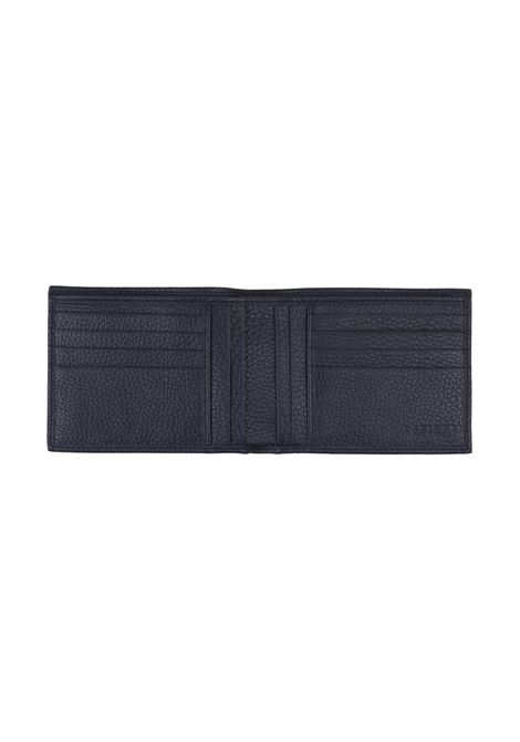 Navy Blue Micron Leather Wallet ORCIANI | SU0107-MICNAVY