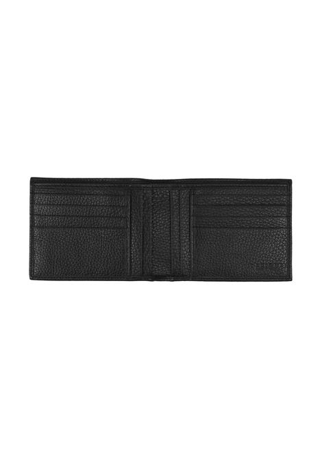 Black Micron Leather Wallet ORCIANI | SU0107-MICNERO