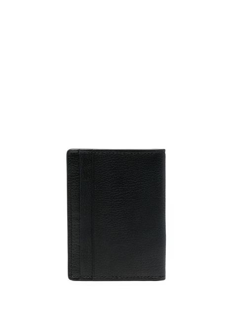 Black Leather Micron Book Card Holder ORCIANI | SU0113-CHENER