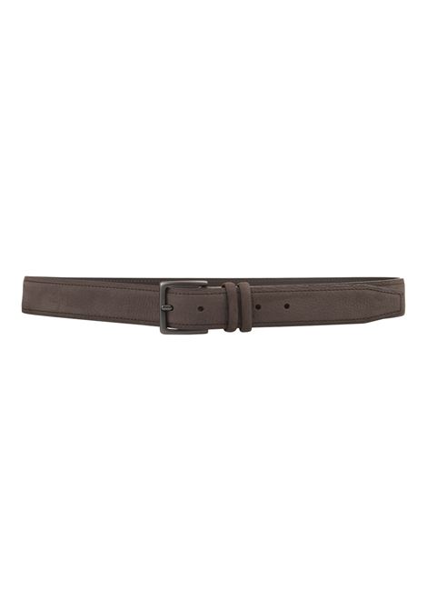 Dark Brown Leather Bull Soft Belt ORCIANI | U08269-BUSTMO