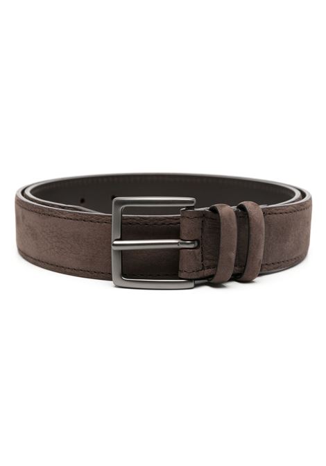 Nabucco Classic Belt in Dark Brown Nubuck 3,5 cm ORCIANI | U08279-NABTMO