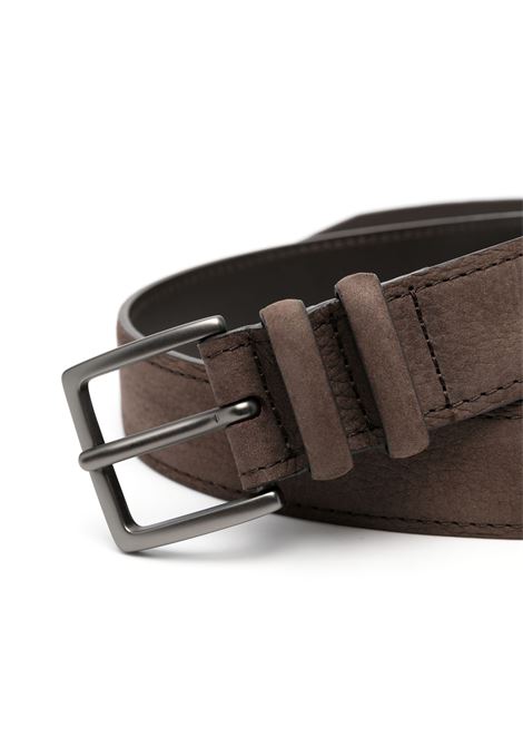 Nabucco Classic Belt in Dark Brown Nubuck 3,5 cm ORCIANI | U08279-NABTMO