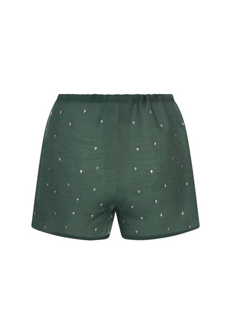 Green Gem Shorts OSEREE | GHF246-COTTON SILKGREEN