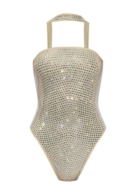 Retr? Gem Maillot One-Piece Swimsuit in Crystal OSEREE | GIF246-GEMCRYSTAL