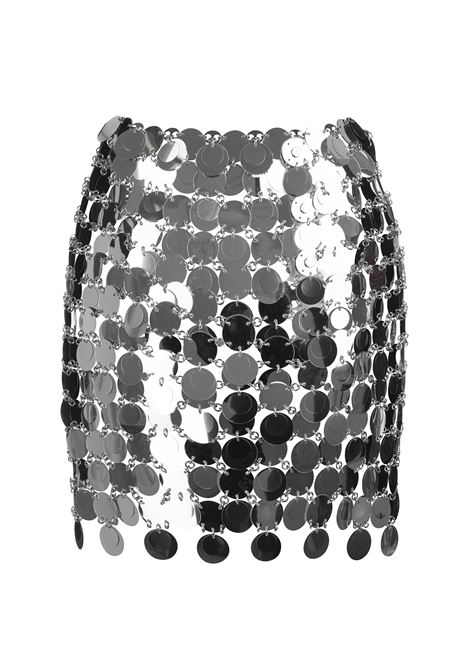 Mini Skirt With Circular Mirror Effect Discs RABANNE | 19EIJU010PS0133P040