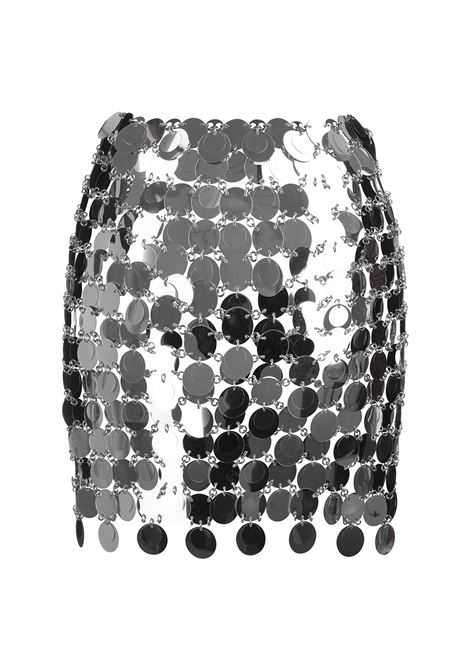 Mini Skirt With Circular Mirror Effect Discs RABANNE | 19EIJU010PS0133P040