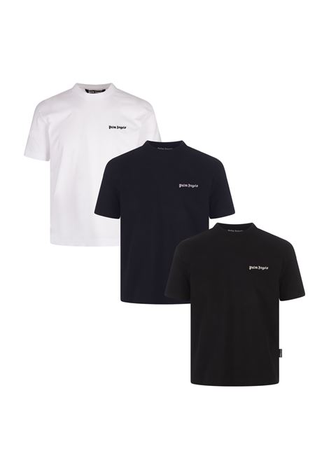 PALM ANGELS Set T-Shirt In Cotone Con Logo - PALM ANGELS