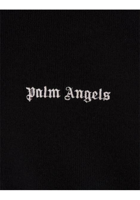 Black Wool and Cashmere Track Jacket PALM ANGELS | PMHA028F24KNI0011003