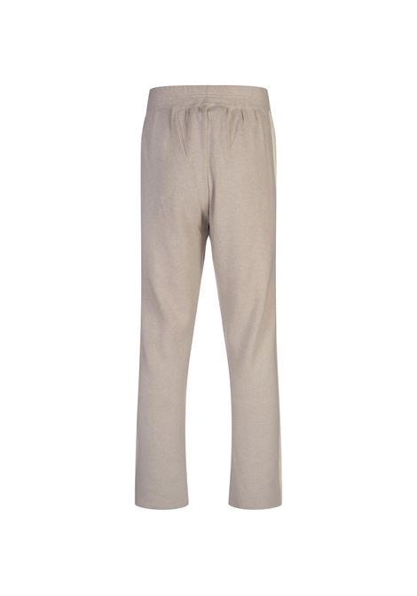 Light Beige Wool and Cashmere Track Trousers PALM ANGELS | PMHG004F24KNI0016110