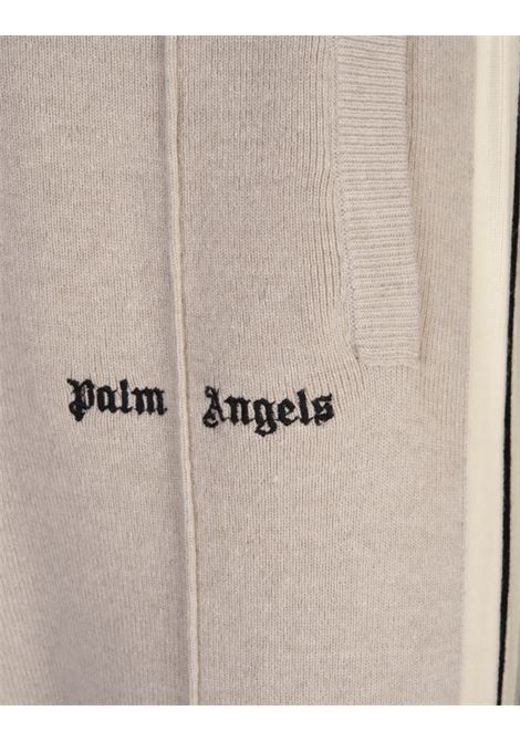 Pantaloni Track In Lana e Cashmere Beige Chiaro PALM ANGELS | PMHG004F24KNI0016110