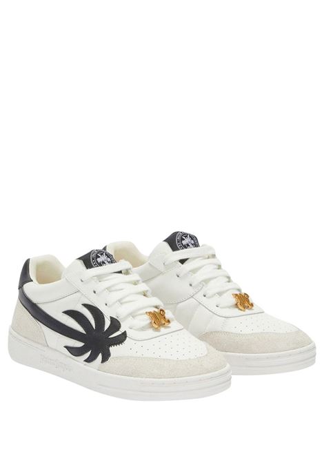 Sneakers Palm Beach University Bianche e Nere PALM ANGELS | PMIA097F24LEA0020484