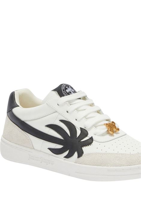 Sneakers Palm Beach University Bianche e Nere PALM ANGELS | PMIA097F24LEA0020484