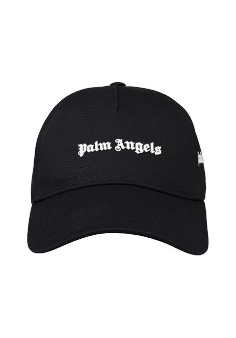 Black Baseball Hat With Logo PALM ANGELS | PMLB095C99FAB0011001