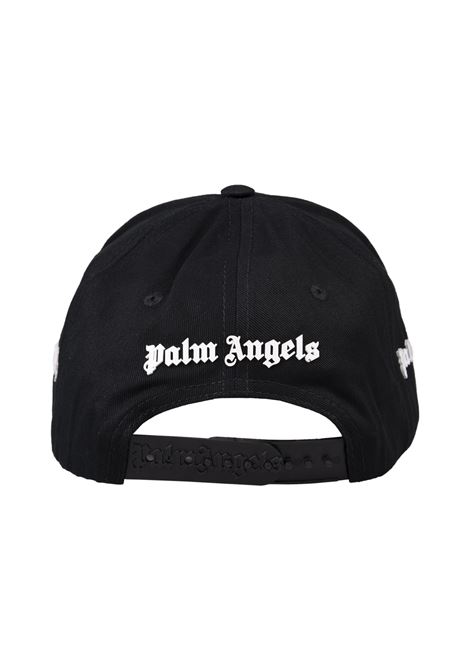 Black Baseball Hat With Logo PALM ANGELS | PMLB095C99FAB0011001