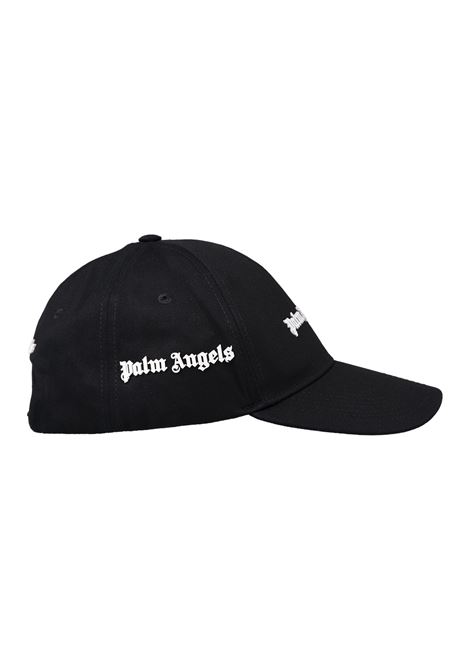 Black Baseball Hat With Logo PALM ANGELS | PMLB095C99FAB0011001