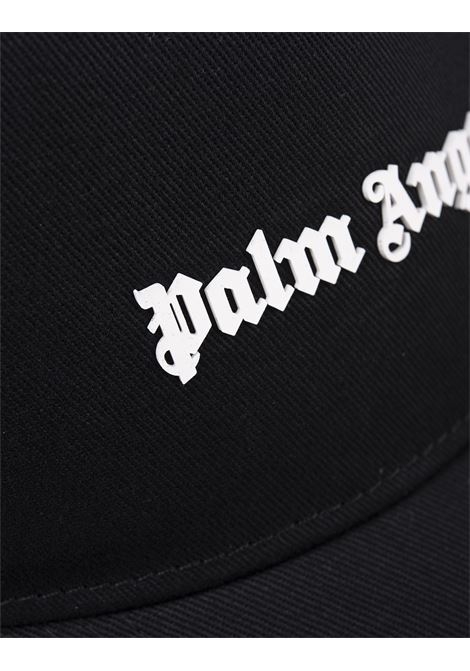 Black Baseball Hat With Logo PALM ANGELS | PMLB095C99FAB0011001