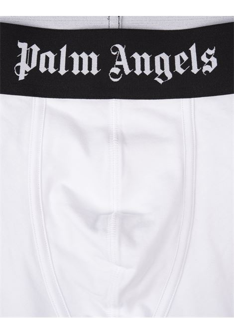 Set di 2 Boxer In Nero e Bianco Con Banda Logo PALM ANGELS | PMUH003C99FAB0081001