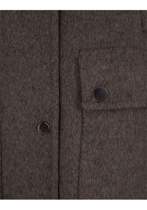 Leak Jacket In Brown Wool PAROSH | LEAK24-D431667008