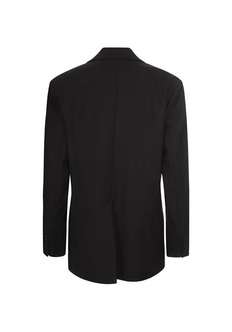 Liliuxy Over Jacket In Black Gabardine PAROSH | LILIUXY24-D42026013