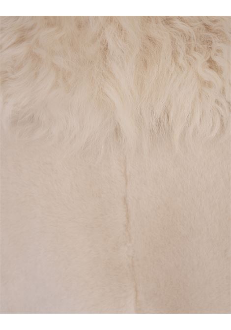 White Morris Sheepskin Coat PAROSH | MORRIS-D470077002