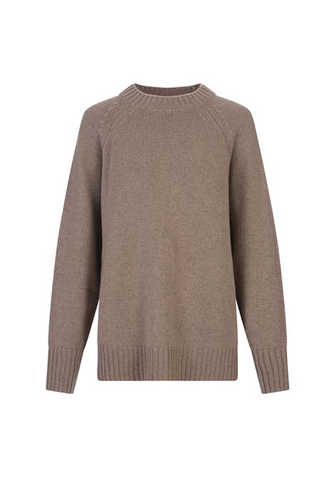 Wood Sweater In Sand Cashmere PAROSH | WOOD-D540809004