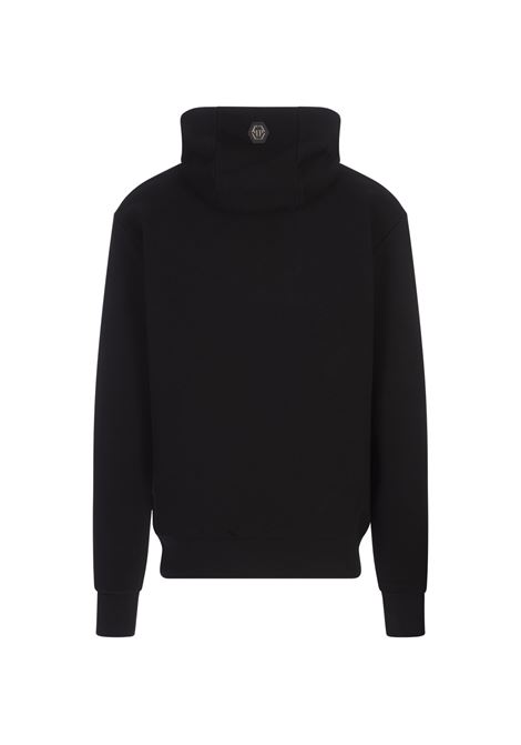 Black Hoodie Sweatshirt College PHILIPP PLEIN | AADCMJB3489PJO002N02