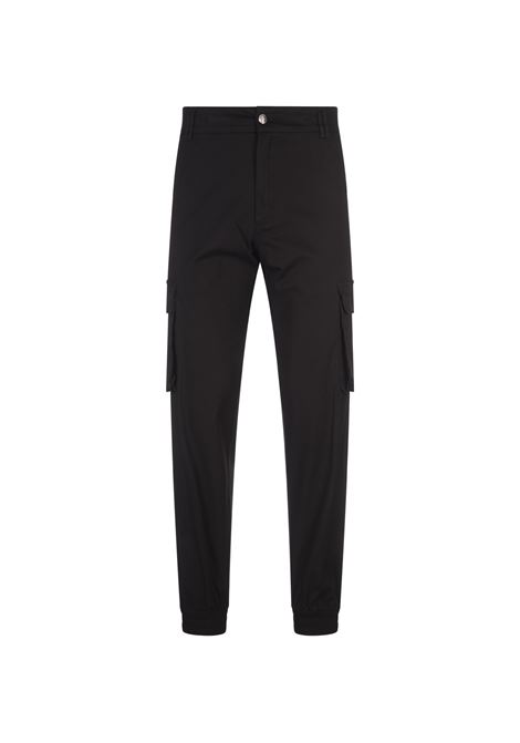 Black Long Trousers Cargo Fit PHILIPP PLEIN | AADCMRT1414PTE004N02