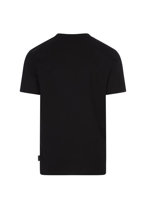 Black SS Gothic Plein V-Neck T-Shirt PHILIPP PLEIN | AADCMTK7838PJY002N02