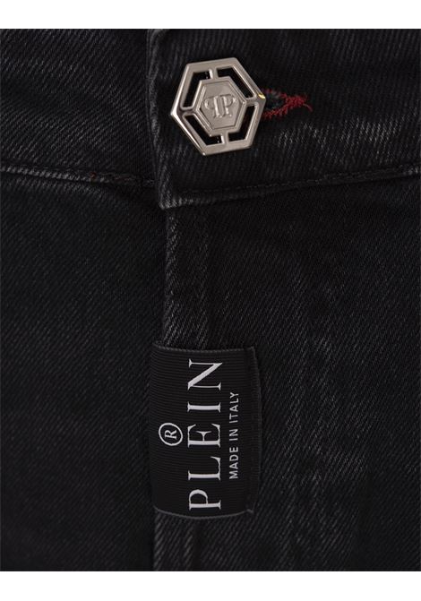 Black Super Straight Cut Jeans PHILIPP PLEIN | FADCMDT3965PDE004N12GD
