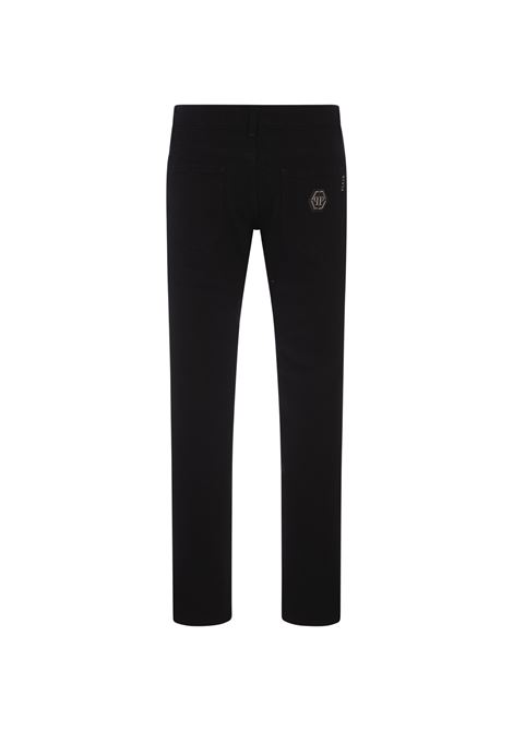 Black Super Straight Cut Jeans PHILIPP PLEIN | FADCMDT3978PDE004N02JB