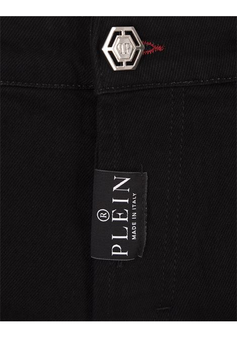 Black Super Straight Cut Jeans PHILIPP PLEIN | FADCMDT3978PDE004N02JB