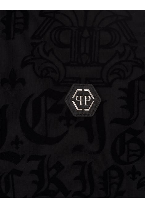 Jogging Jacket Gothic Plein In Black PHILIPP PLEIN | FADCMJB3514PJO002N02
