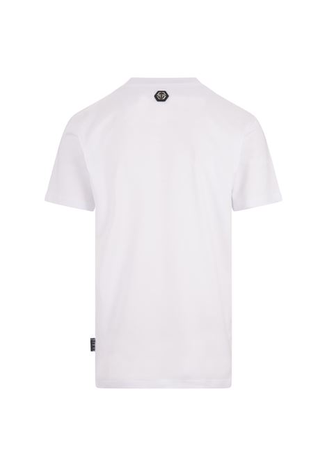 T-Shirt Round Neck SS Tattoo In White PHILIPP PLEIN | FADCMTK7443PJY002N01